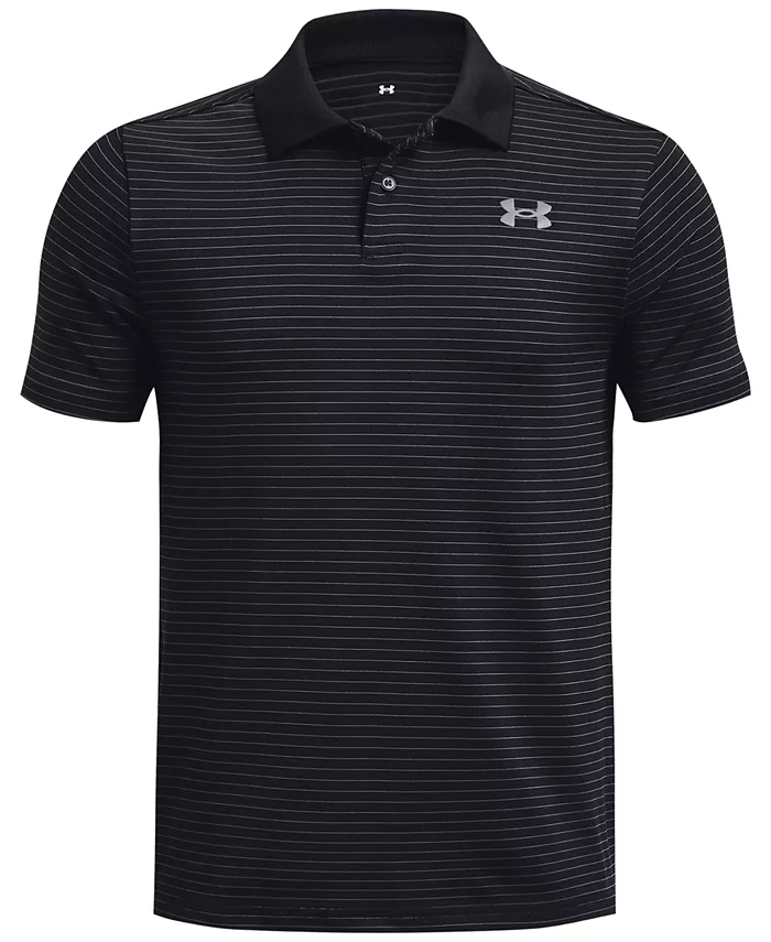 

Поло для мальчиков Performance Stripe Under Armour, черный