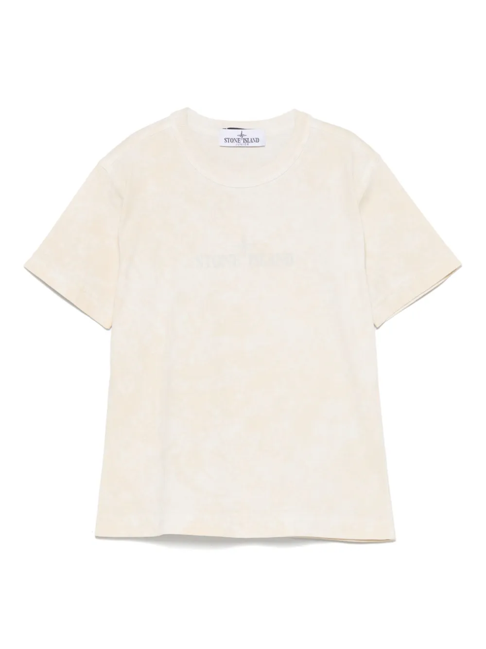 

Футболка с логотипом Stone Island Junior, нейтральный