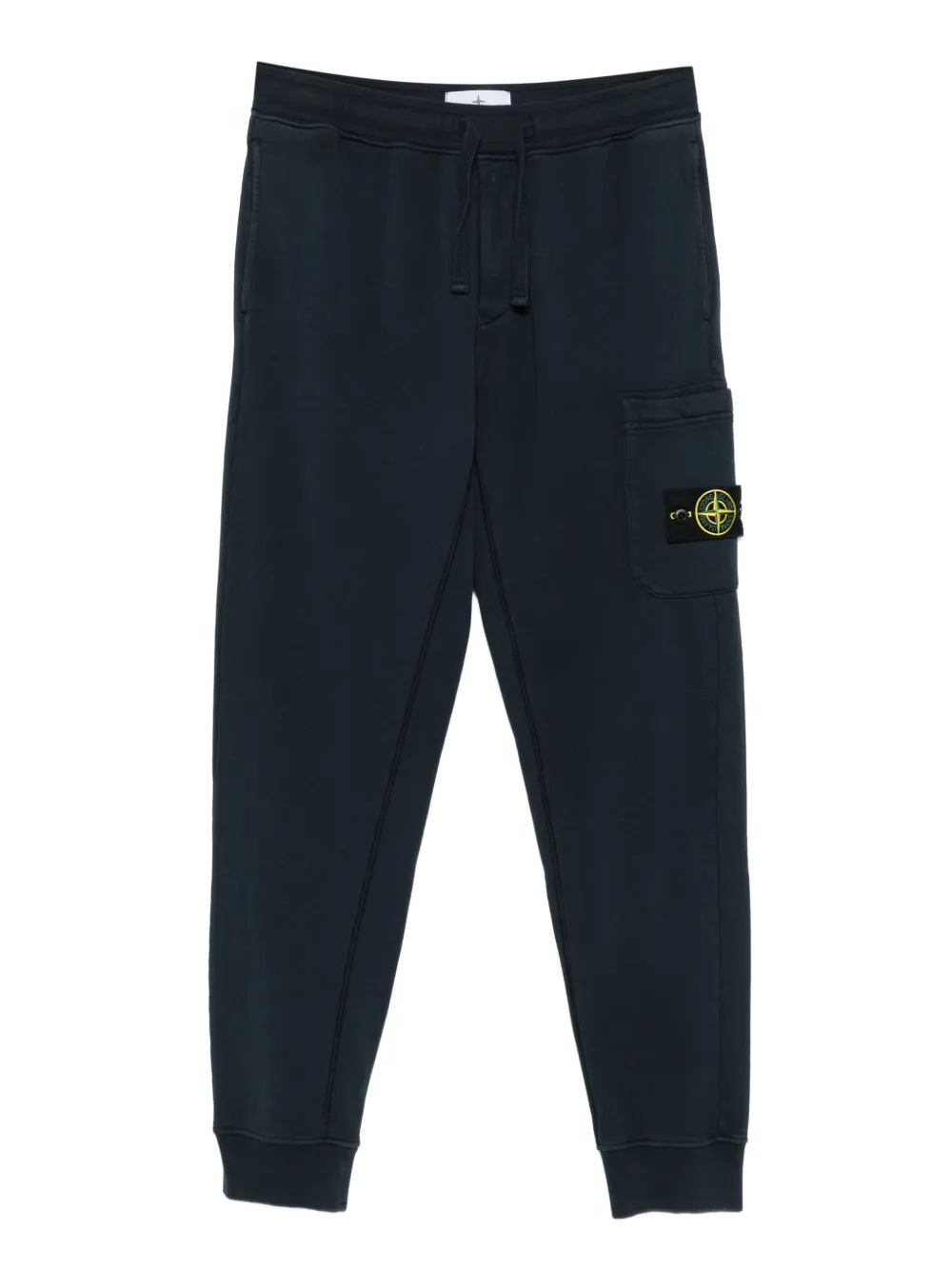 

Брюки с кулиской и накладным карманом Stone Island, синий