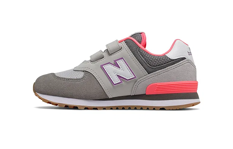Кроссовки для малышей New Balance 574 Summer Sport серо-розовые