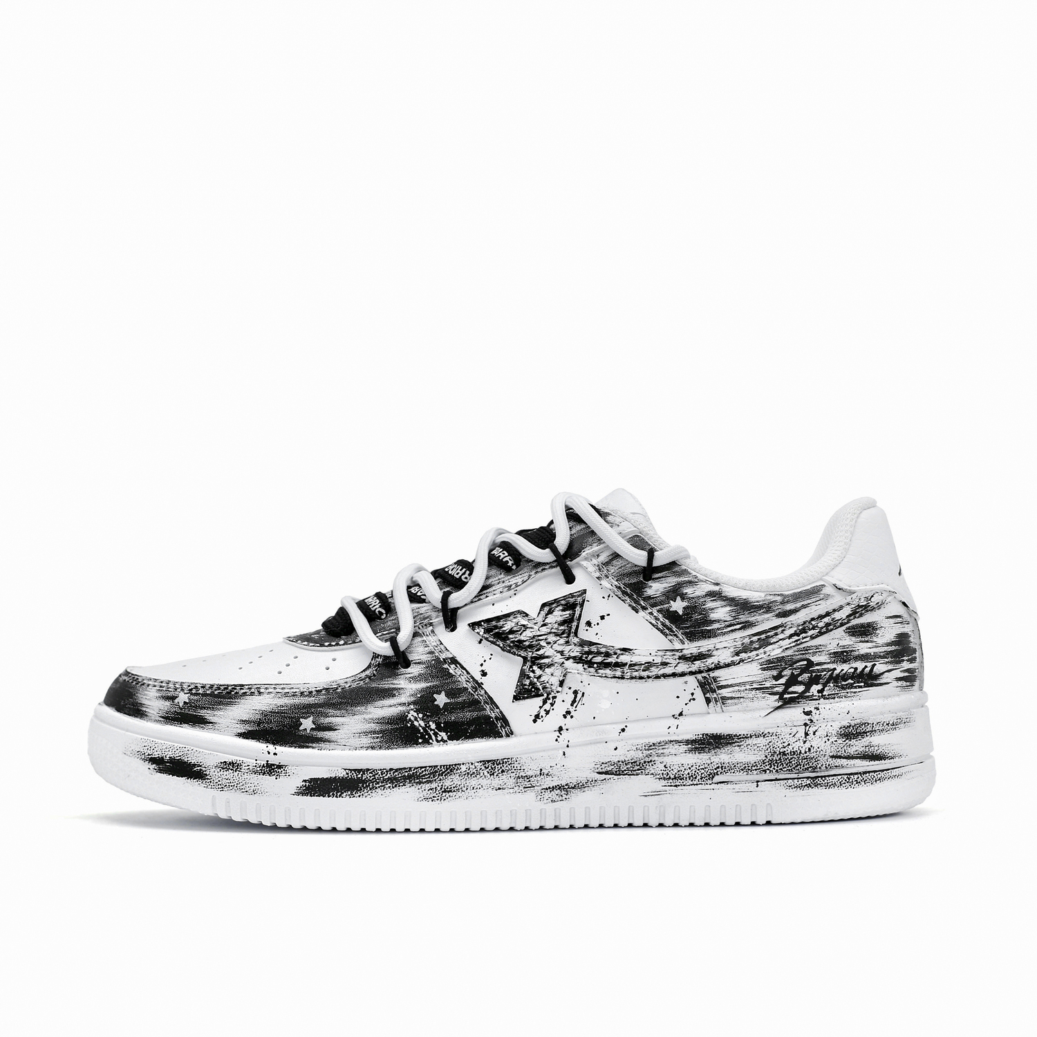 

XTEP Кроссовки Air Force One Abrasion Resistant Balance Low Top мужские черные, цвет Black