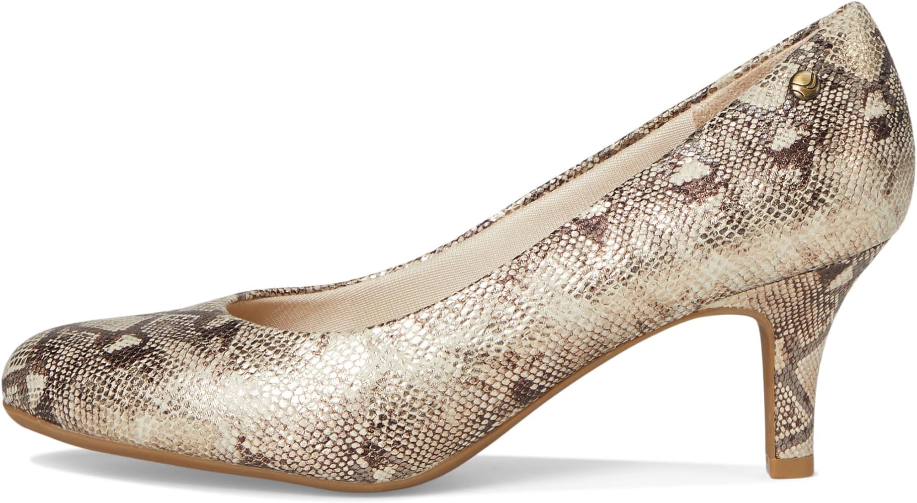 Туфли LifeStride Parigi Pumps, цвет Taupe Foiled Snake — фото 4