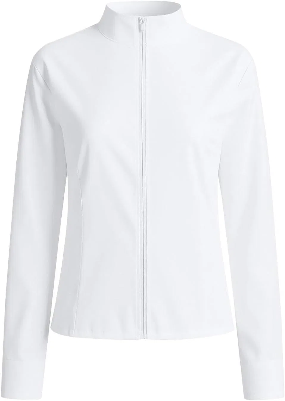 Женская куртка UPF 50+ с длинным рукавом, на молнии, White — фото 3