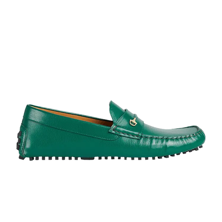 

Кроссовки Gucci Driver Loafer Horsebit - Green, зеленый
