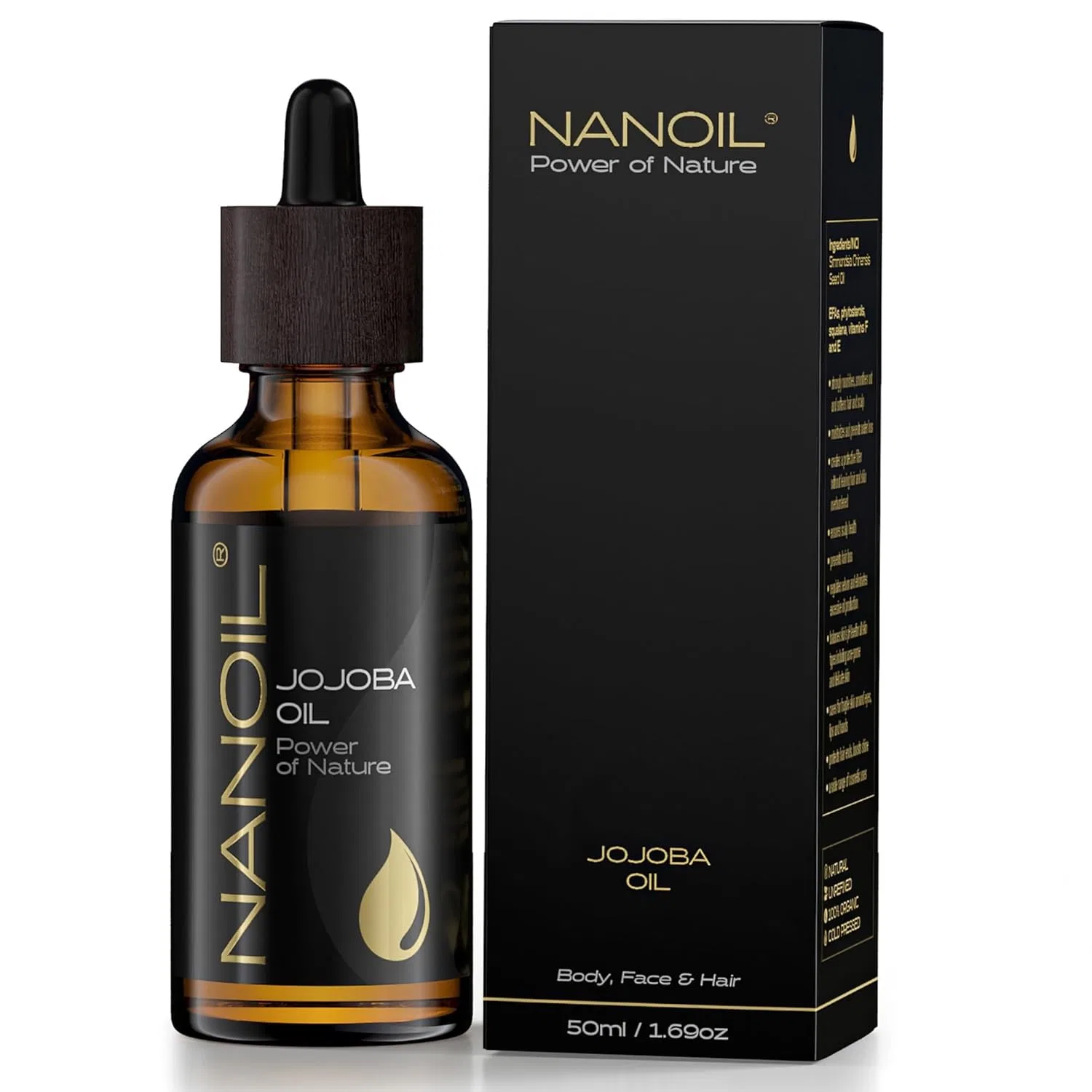 Эссенция Nanoil — Натуральное масло жожоба «Jojoba Oil» от