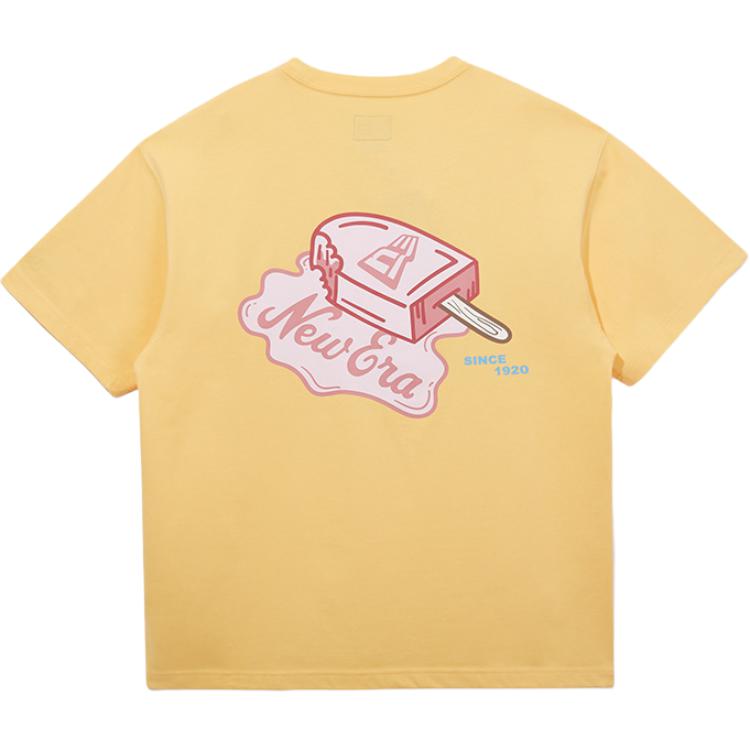 

New Era Футболка унисекс желтая, Желтый, New Era Футболка унисекс желтая