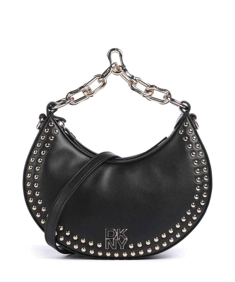 

Сумка через плечо les из мелкозернистой яловой кожи. Dkny, черный