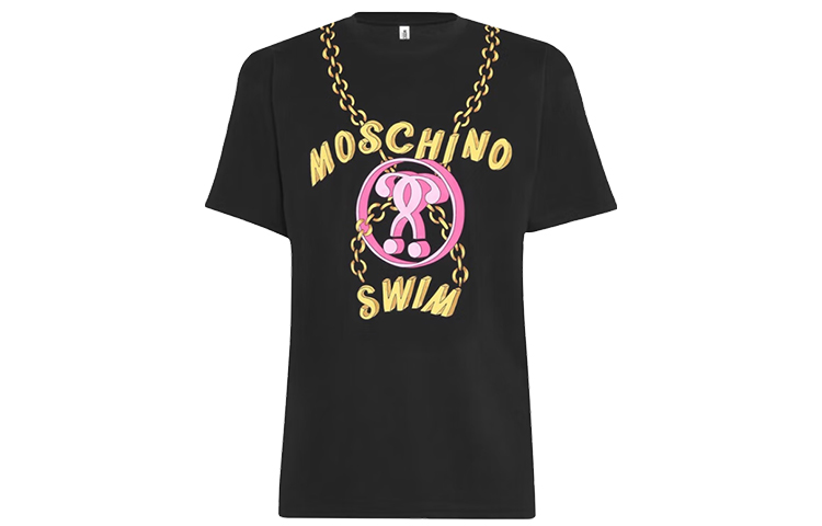 

MOSCHINO Футболка SS22 женская черная