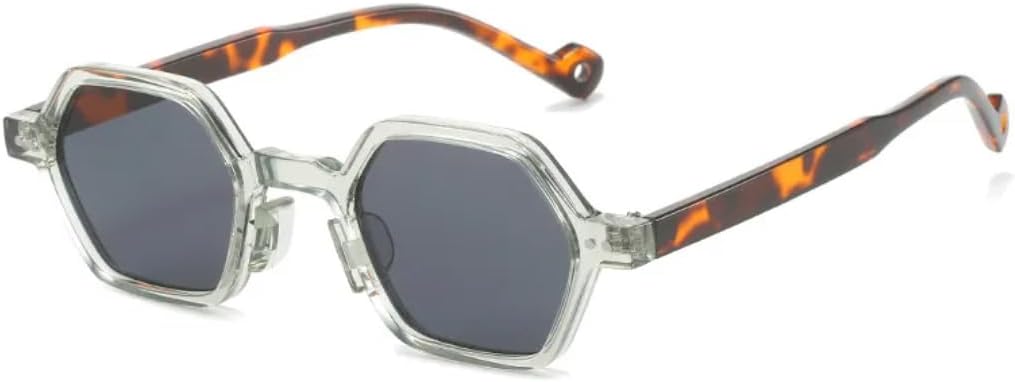 

Солнцезащитные очки для мужчин и женщин - защита UV400 - прозрачные линзы Ocean Lens Rivets с градиентным покрытием для занятий спортом на открытом воздухе и вождения DSVIGF, Grey Black