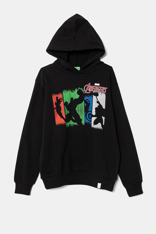 

Детская хлопковая толстовка x Marvel United Colors Of Benetton, черный