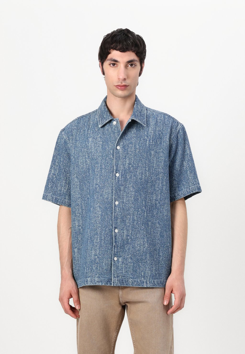 

Рубашка AYO SHIRT Samsøe Samsøe, синий