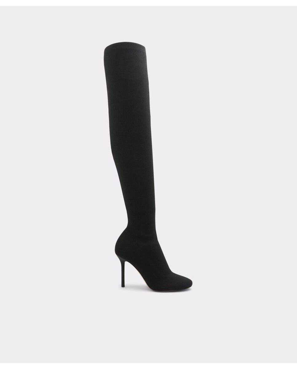 

Женские черные текстильные ботинки с острым носком Aldo, черный