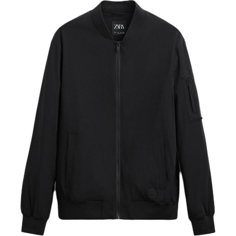 

Куртка мужская черная Zara, черный