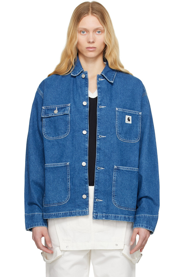 

Джинсовая куртка Michigan Carhartt Work In Progress, синий