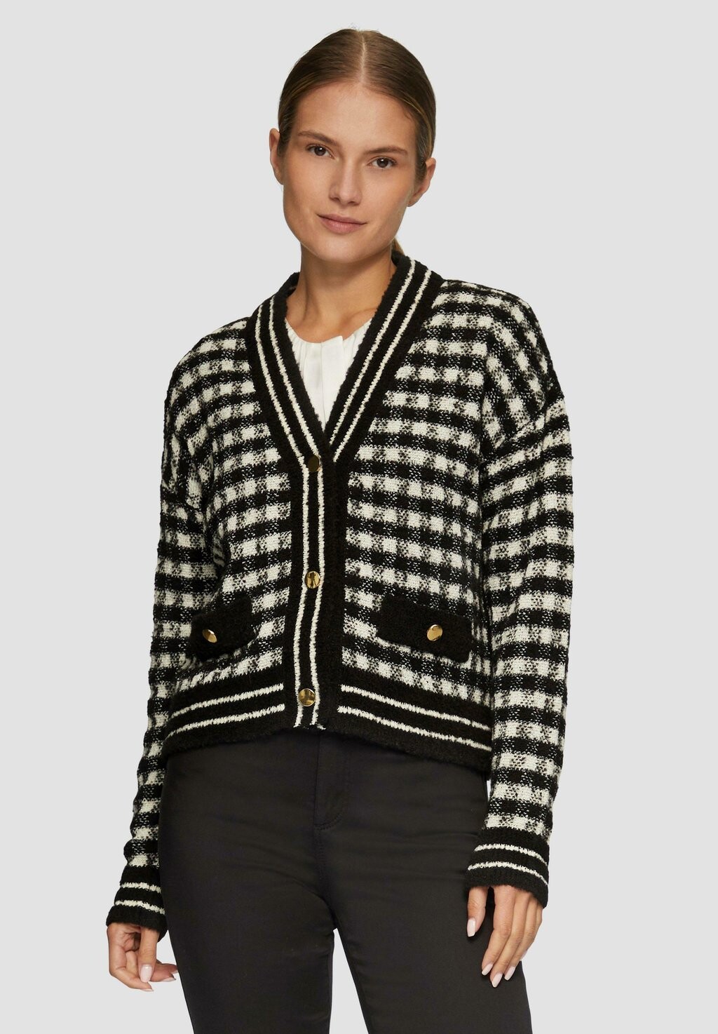 

Кардиган s.Oliver BLACK LABEL, черный