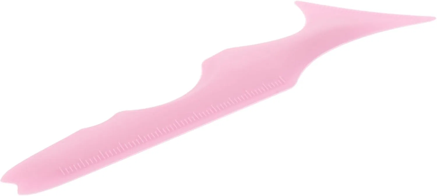 Трафарет для макияжа Silicone Beauty Ruler Iwowhero розовый