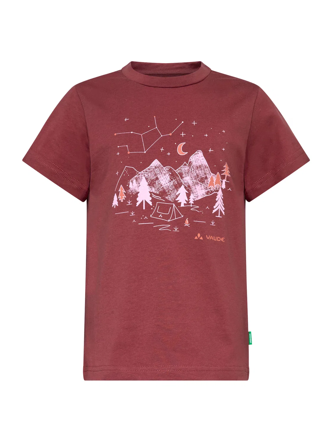 Спортивная футболка 'Lezza' Vaude, Wine Red