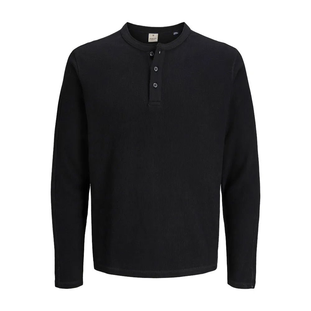 

Лонгслив Jack & Jones Lutyrell Henley, черный