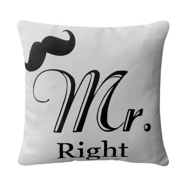 

Подушка My Flair Mr. Right, 45 см, белый