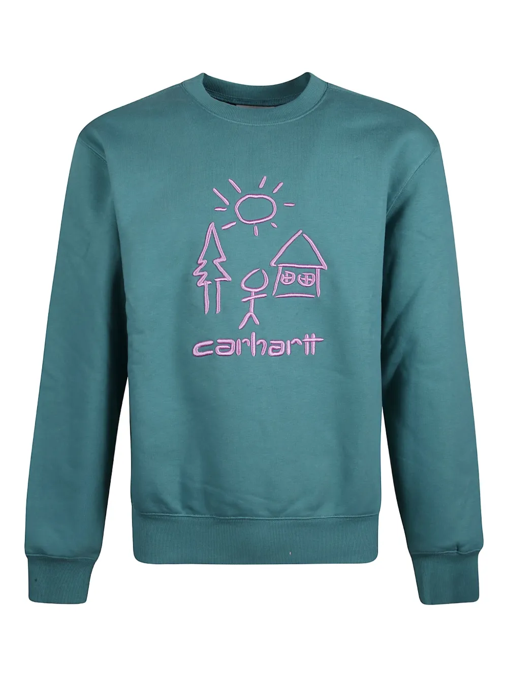 

Толстовка с вышивкой Carhartt Wip, синий