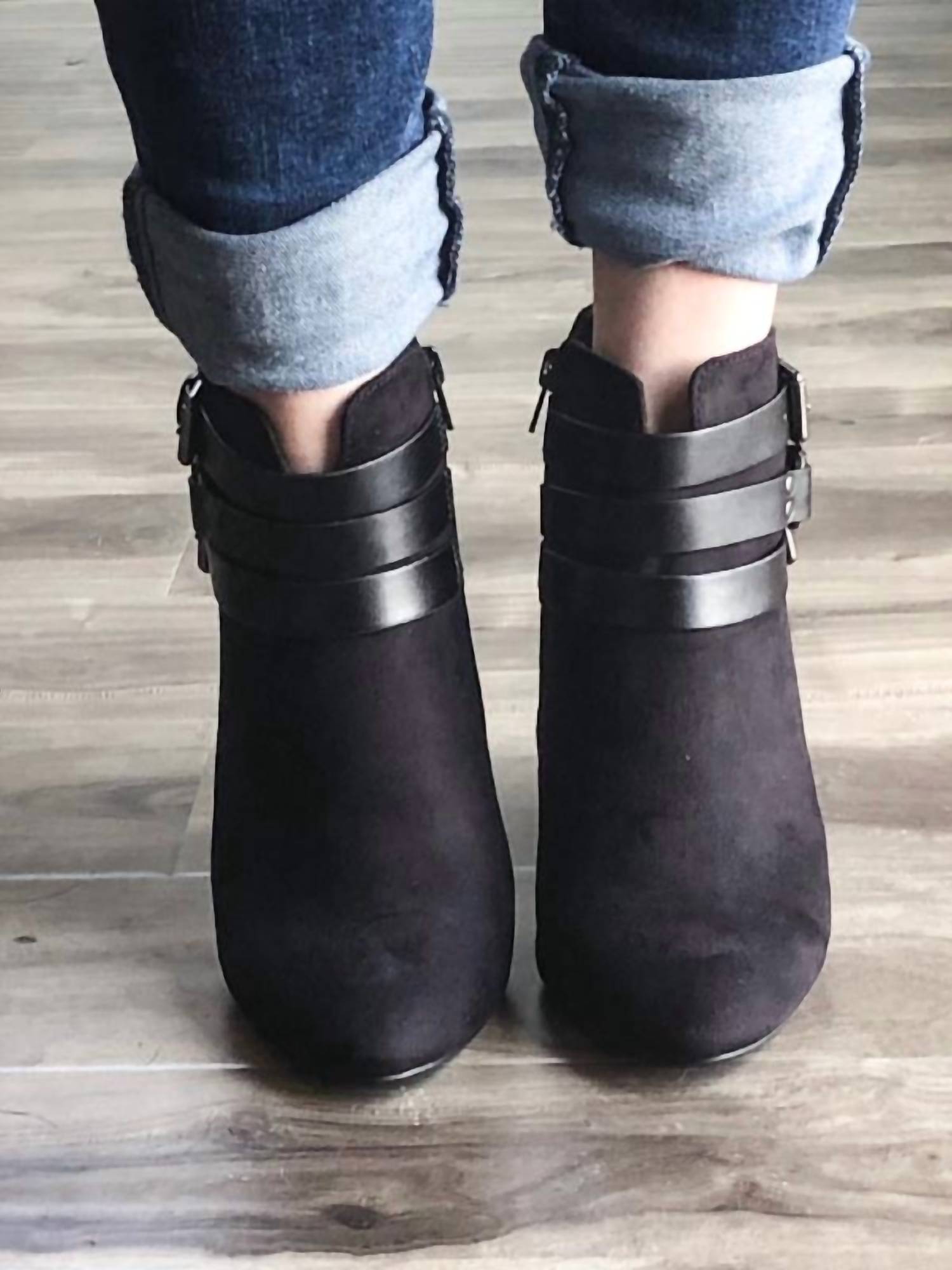 Черные ботильоны на ремешке с пряжкой My Delicious Shoes — фото 2