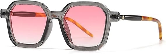 

Солнцезащитные очки с защитой от УФ-излучения UV400 | Женские, панк, светло-серые | Линзы конфетных цветов для занятий спортом на открытом воздухе и вождения QWBSER, 7