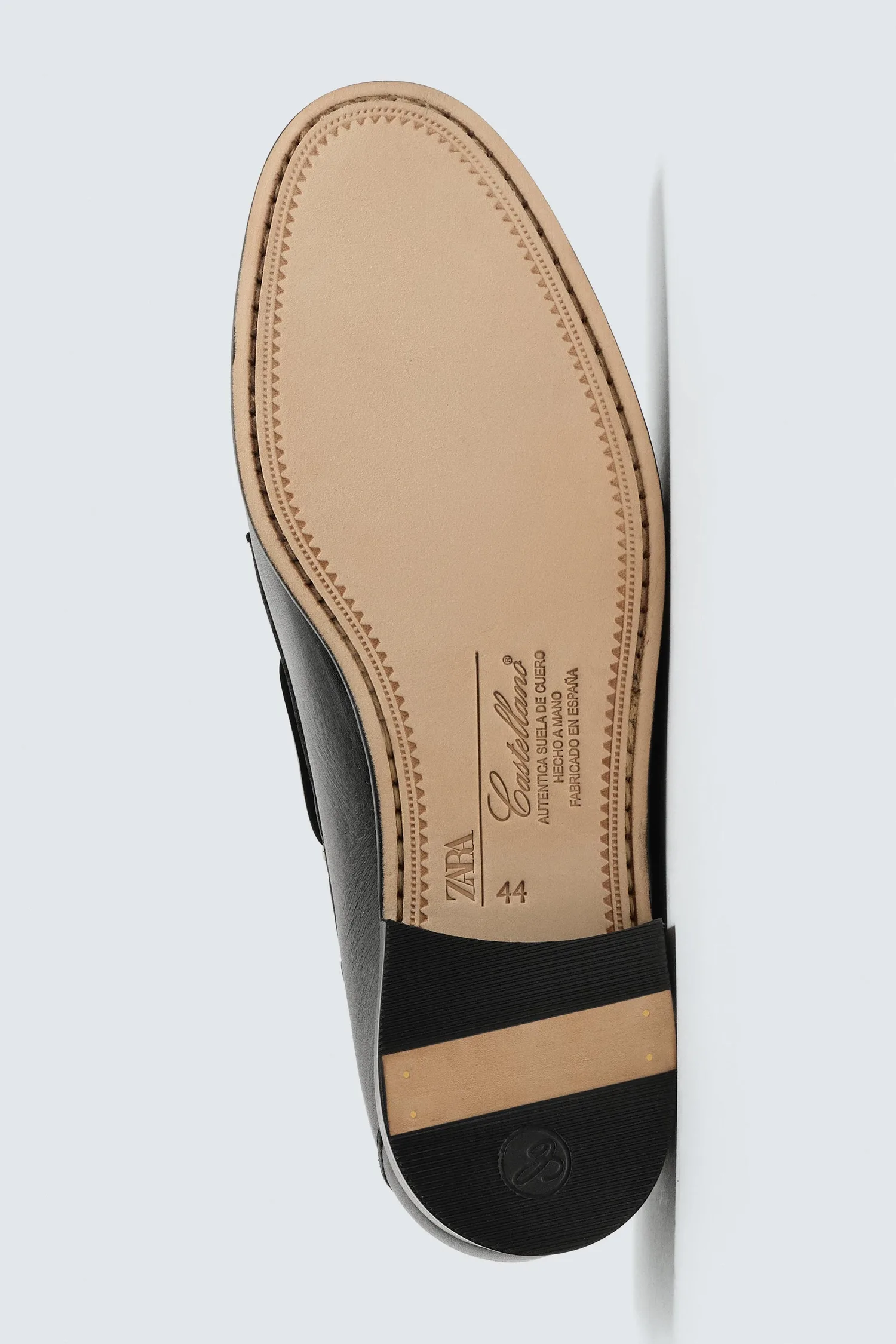 Туфли castellano 1920  x Zara man deck shoes, черный — фото 4