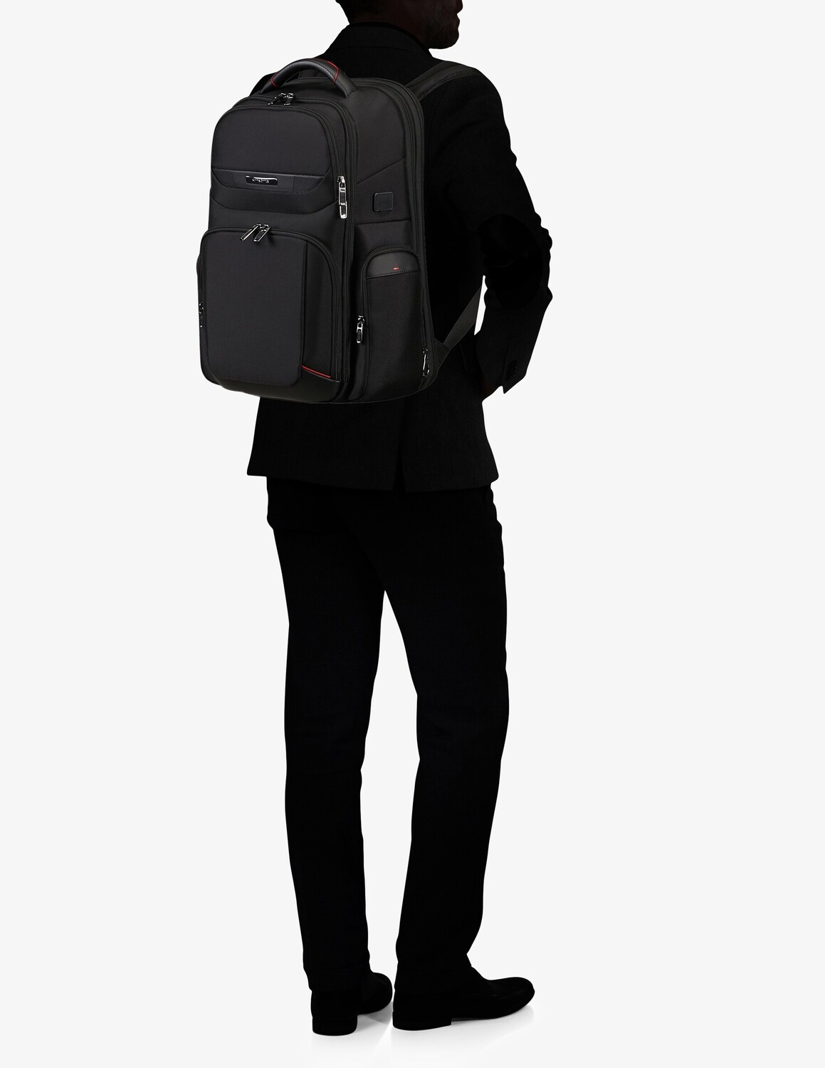 Рюкзак унисекс Samsonite Pro Dlx 17 натуральная кожа, чёрный — фото 4