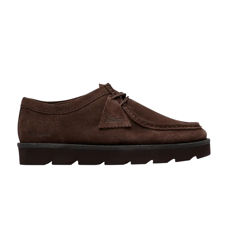 

Кроссовки Clarks Meare Buckle Wallabee, Dark Brown Suede