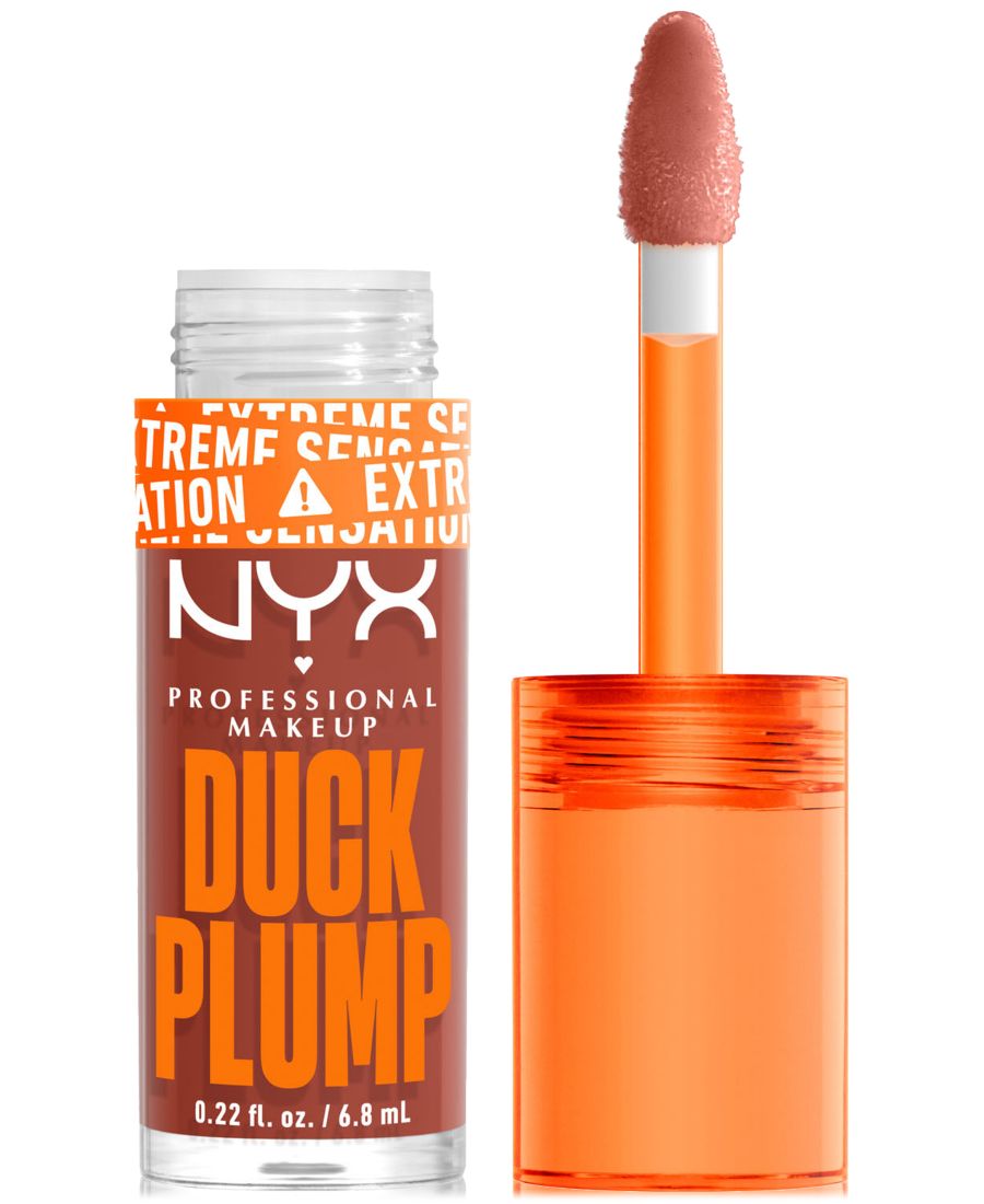 

Блеск для губ Duck Plump NYX Professional Makeup, цвет brown of applause
