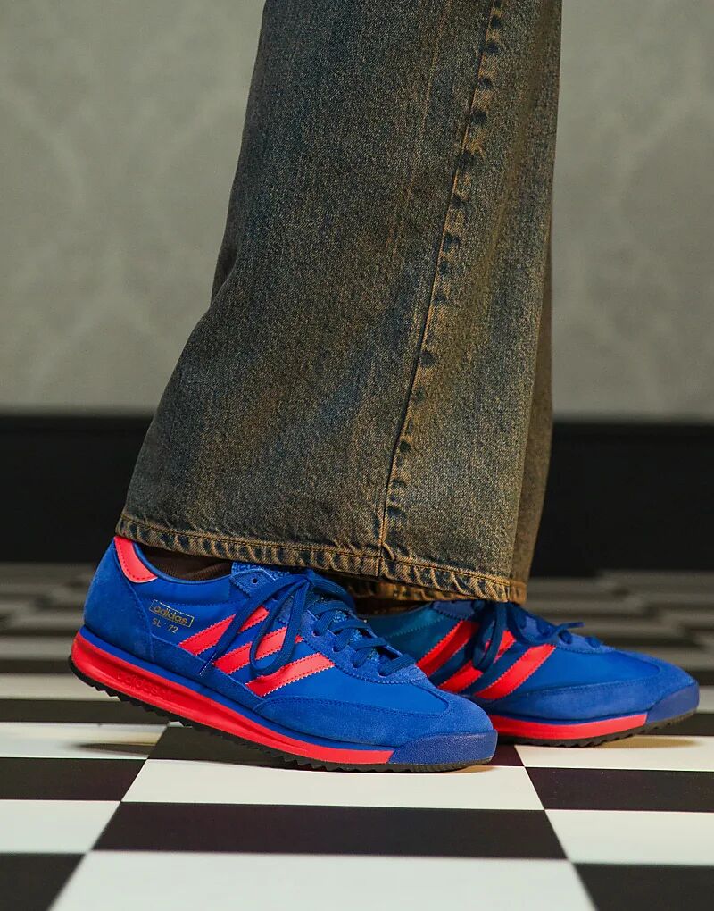 

Кроссовки SL 72 RS синего и оранжевого цветов adidas Originals