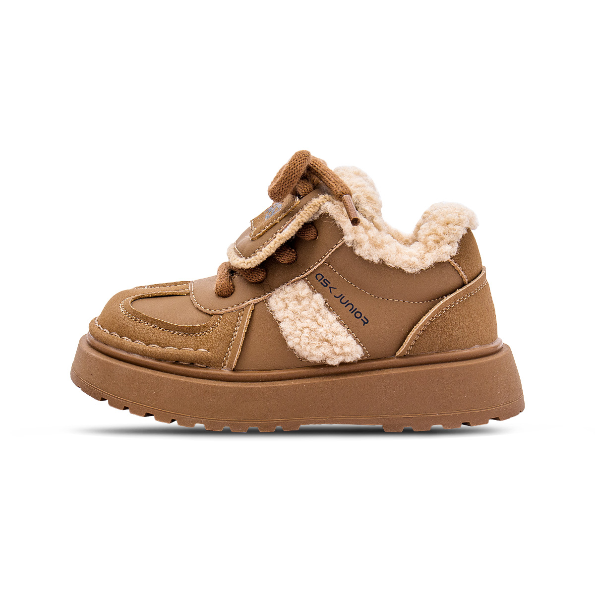 

Нескользящие, теплые, поддерживающие, с низким верхом, детские кроссовки для повседневной носки ASK, хаки