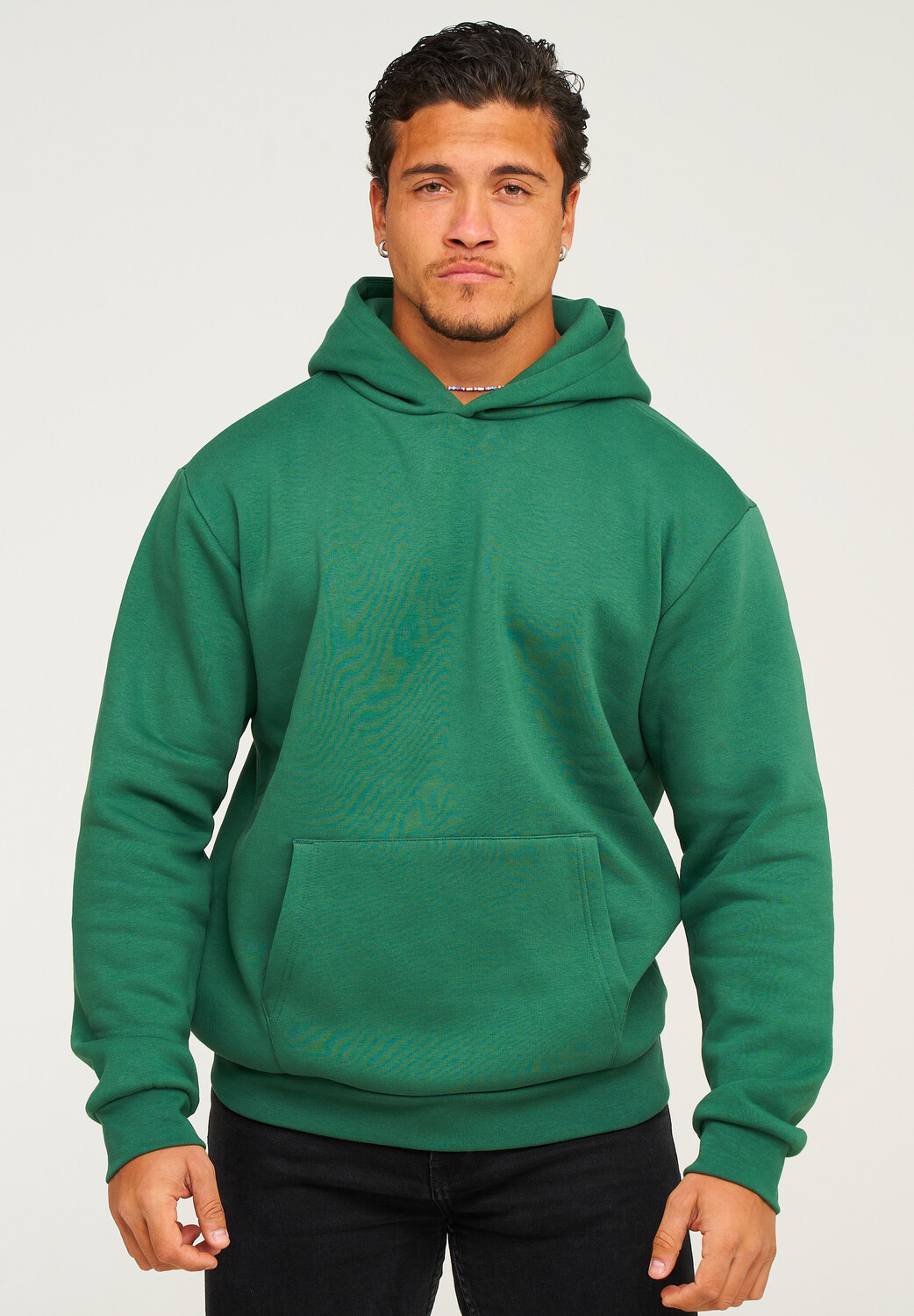 

Толстовка behype Kapuzenpullover BHHOBART Basic Oversize Einfarbig, цвет Green College