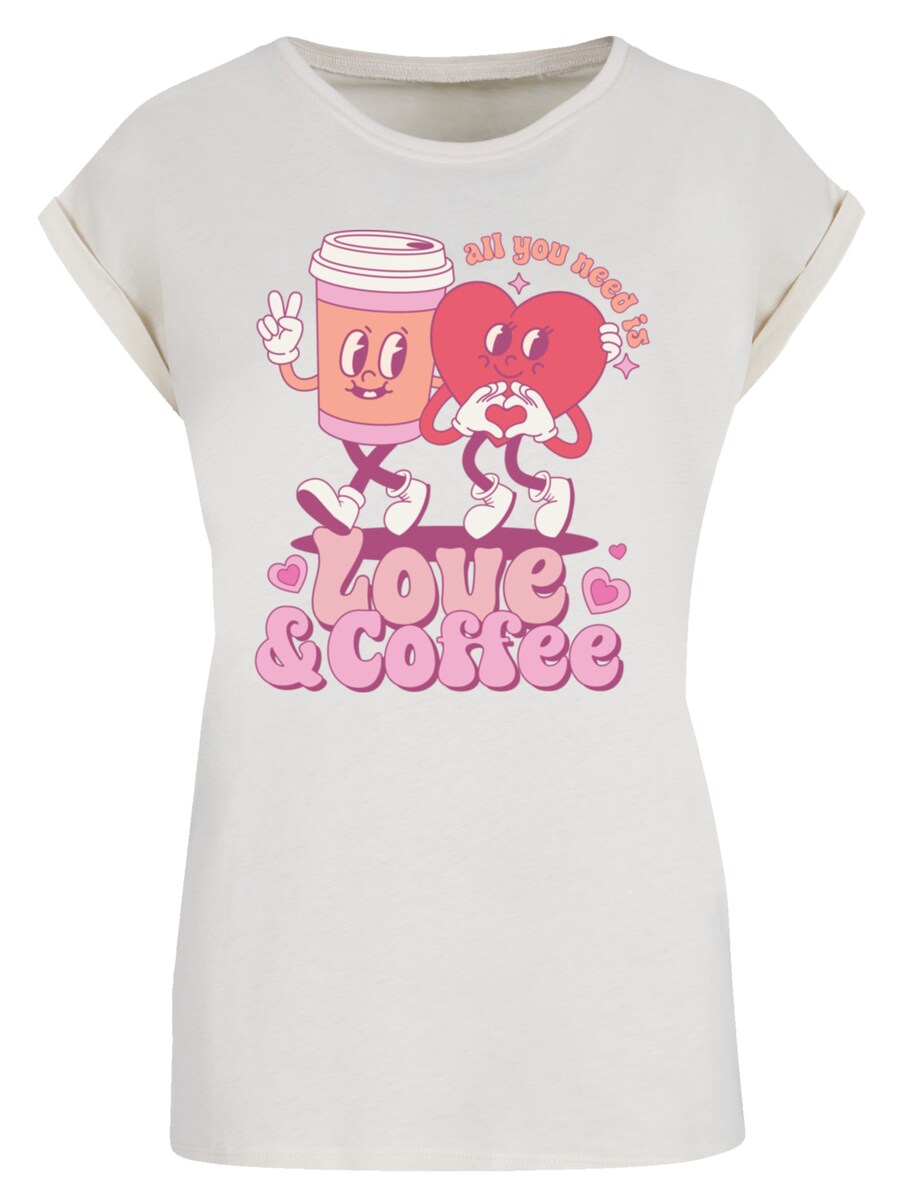

Рубашка F4NT4STIC Love And Coffe Valentinstag, белый