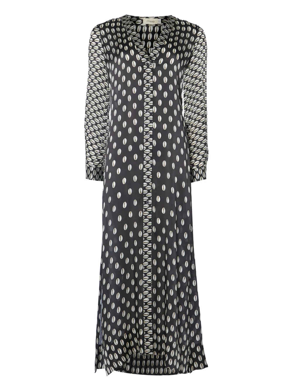 

Пальто с принтом Cowrie Temperley London, черный