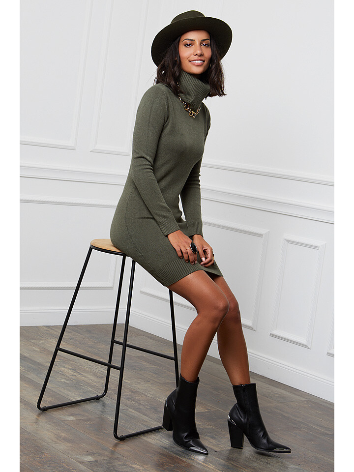 

Платье Soft Cashmere Strick, хаки
