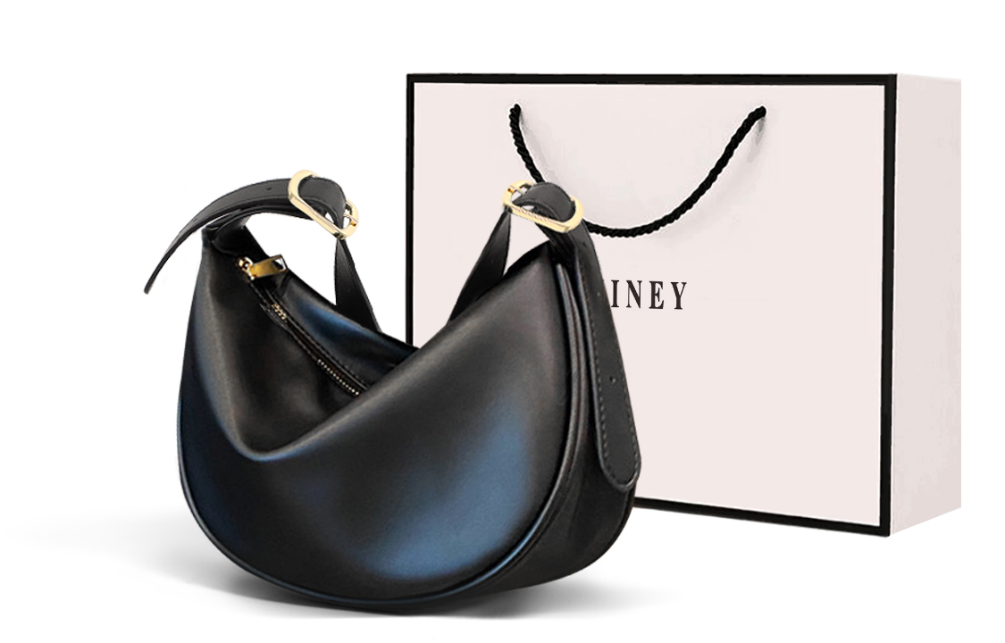 

Кожаная сумка через плечо, кросс-боди, форма пельменя Tubas Женская Черная/Белая/Кремово-абрикосовая/Хаки VINEY, Кофе