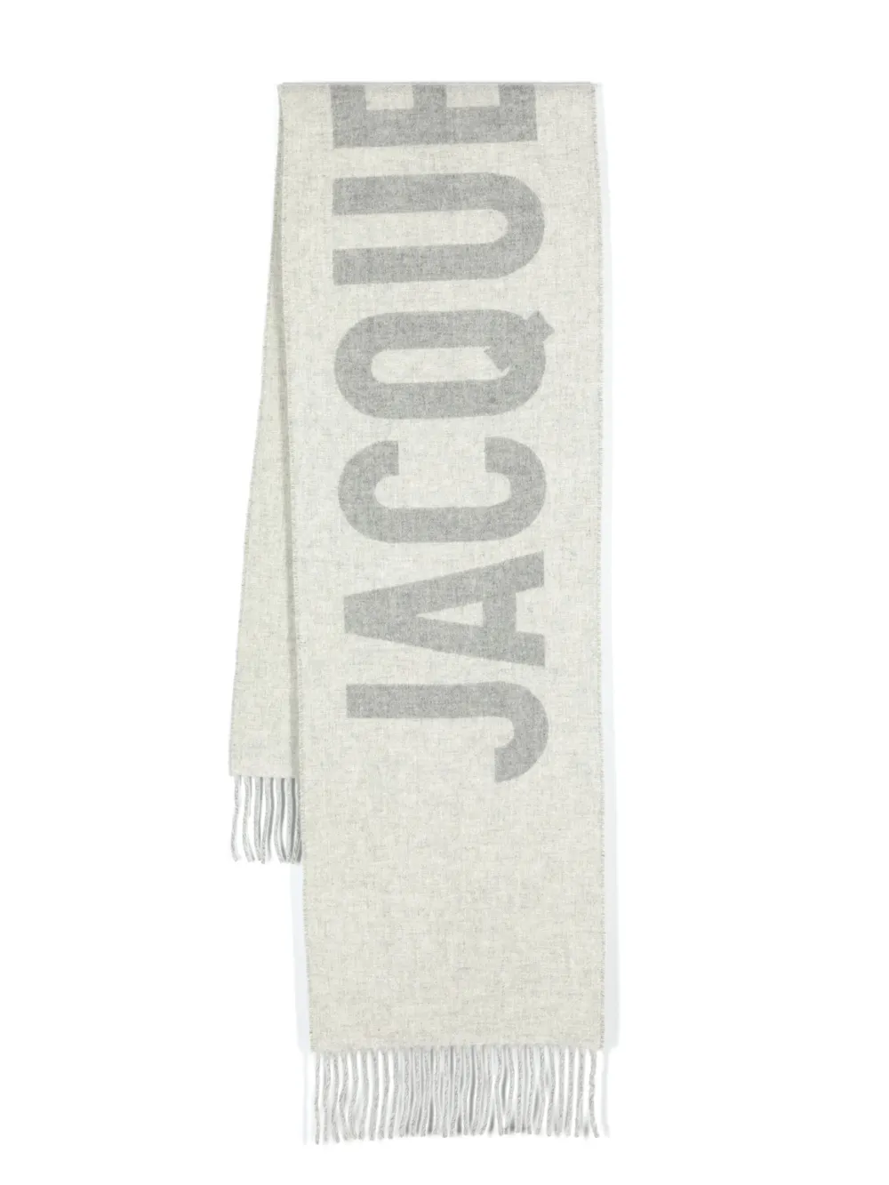 

Шарф L'Echarpe Jacquemus из вирджинской шерсти, серый