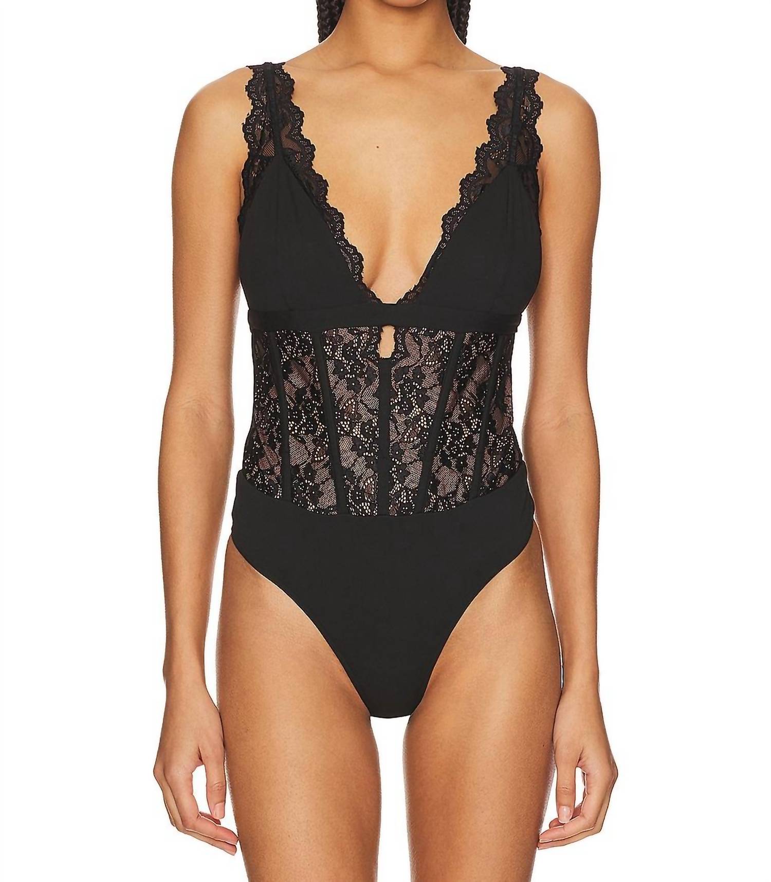 

Боди Carlotta черного цвета Cami NYC