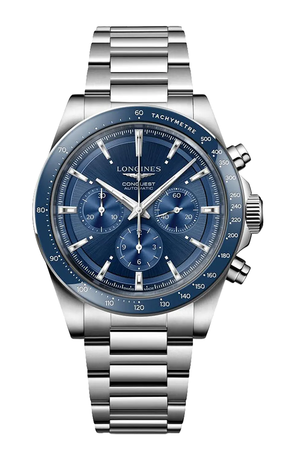 

Часы conquest chronograph 42 мм Longines