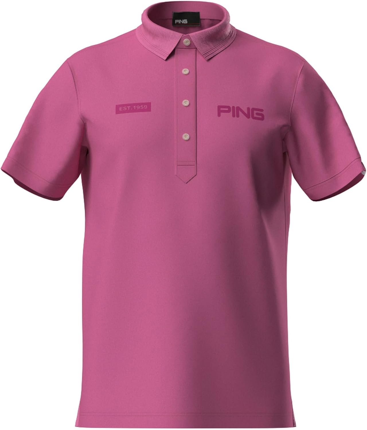 

Футболка-поло с коротким рукавом Pin Apparel 621-6160405 (защита от УФ-излучения, влагоотводящая, быстросохнущая) / Мужская Ping Apparel, розовый