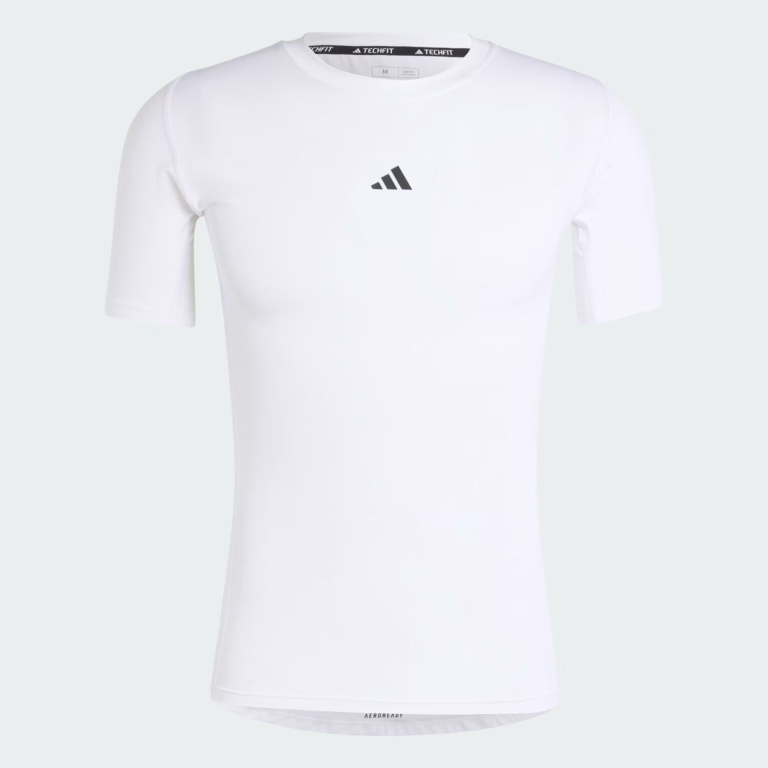 Компрессионная тренировочная футболка Techfit Adidas, цвет White — фото 4
