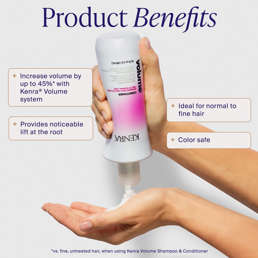 Кондиционер для придания объема тонким волосам Kenra Professional, 10.1 oz/300 ml — фото 2