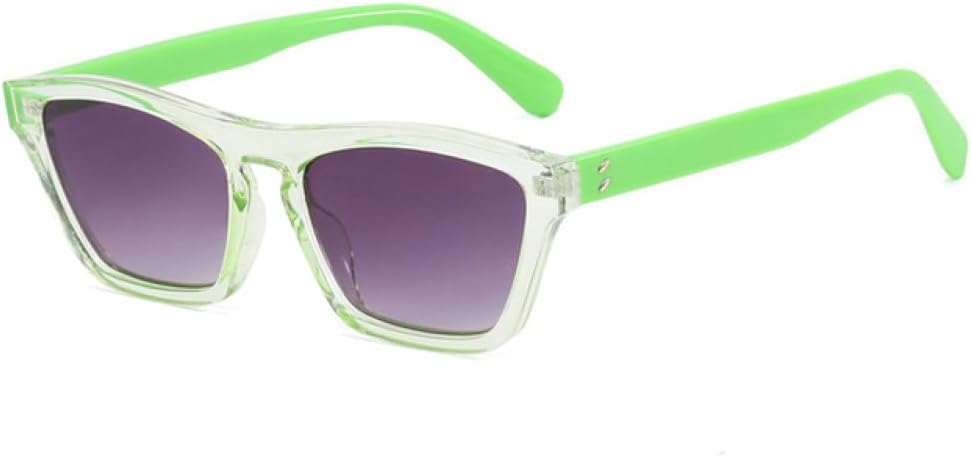 

Модные солнцезащитные очки «кошачий глаз» с градиентным переходом цвета, заклепками, для мужчин, с защитой от УФ-излучения UV400, а также трендовые сине-желтые солнцезащитные очки generic, C1-32291