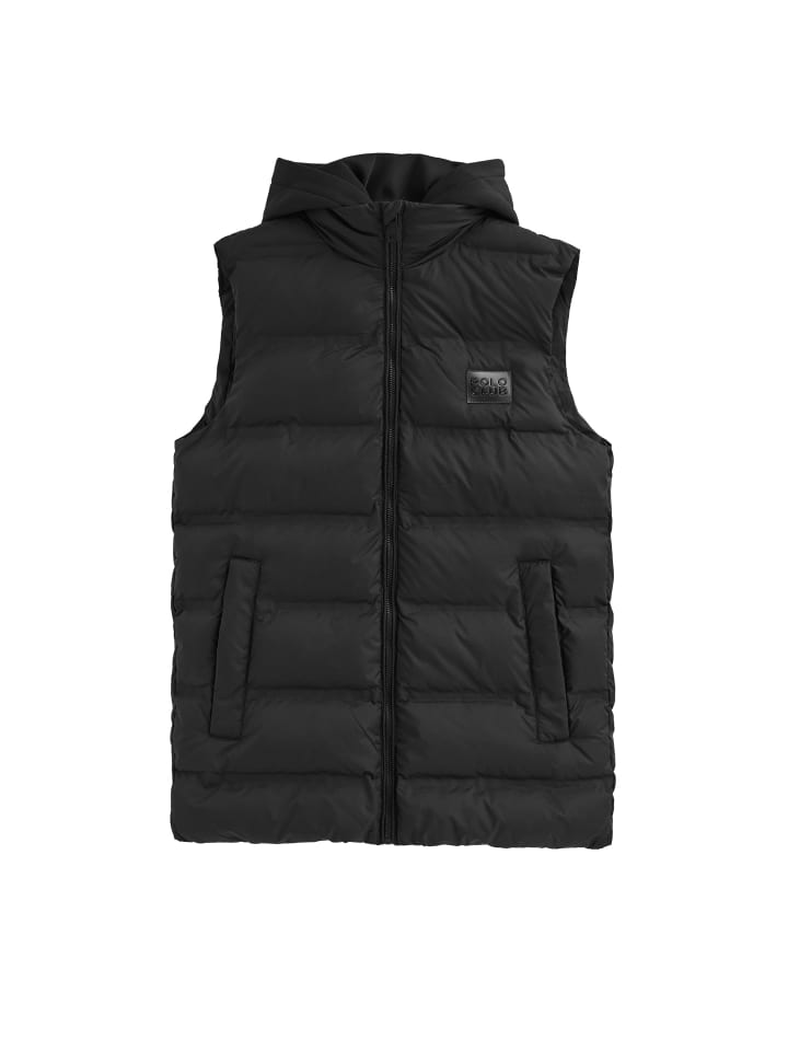 

Polo Club Стеганый жилет черного цвета