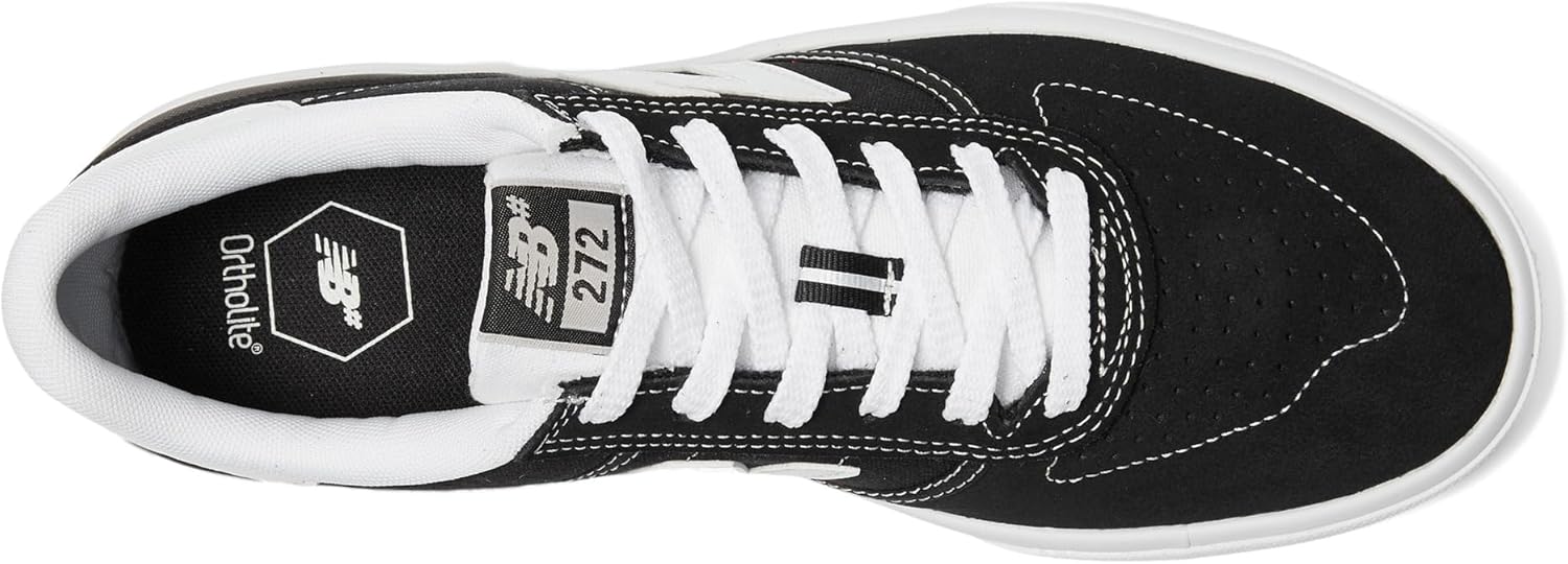Мужские кроссовки для скейтбординга New Balance Numeric 272, белый/черный — фото 2
