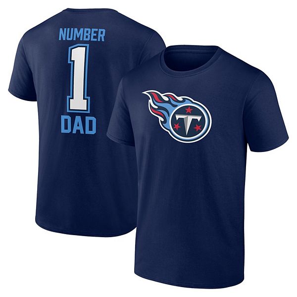 

Мужская футболка fanatics navy tennessee titans ко дню отца Fanatics Brands - White Label