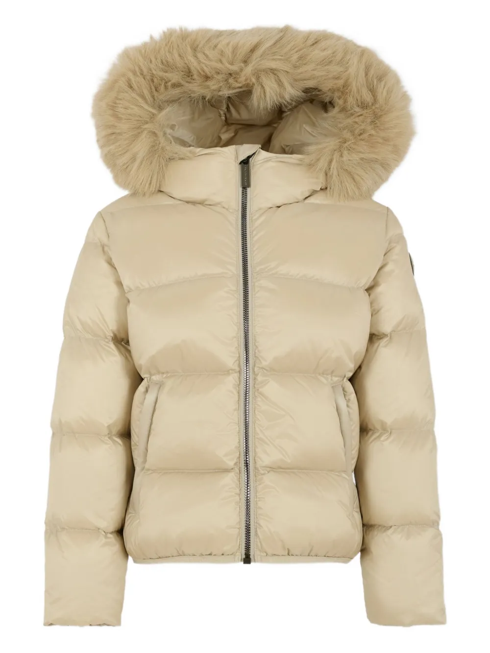 

Стеганая куртка с меховой отделкой Colmar Kids, нейтральный