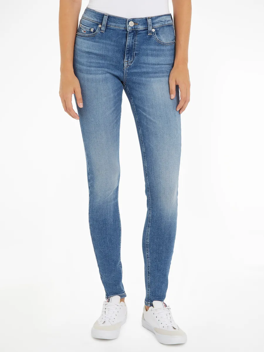 

Джинсы скинни Tommy Jeans "NORA MD SKN BH1238", стиль с 5 карманами, джинсовый
