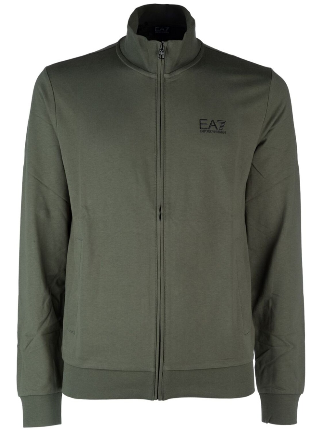 

Толстовка с вышитым логотипом Ea7 Emporio Armani, зеленый